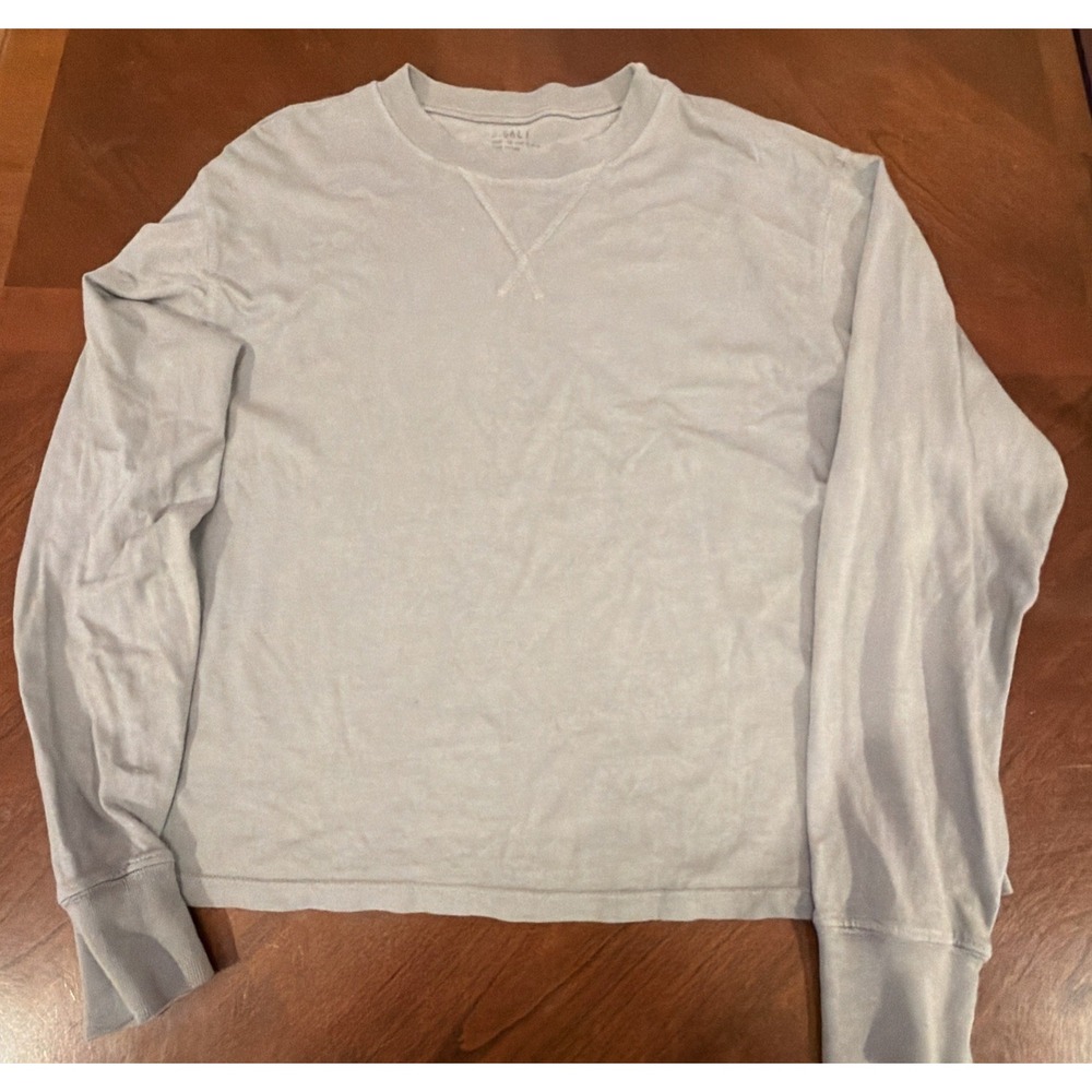 Brandy Melville/John Galt Women Green Oversized Long Sleeve T-Shirt One Size